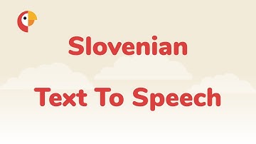 Text to speech Slovenian - make videos and audio in Slovene easily online