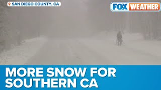 Bomb Cyclone Delivered Close To Foot Of Snow In Southern California Mountains