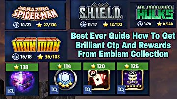 Best Ever Guide How To Get Brilliant Ctp And Rewards From Emblem Collection - Marvel Future Fight
