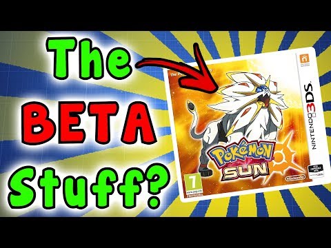Beta/Unused ITEMS, POKEMONS And More! - Pokemon Sun And Moon (Nintendo 3ds)