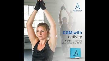 NightRider BluCon for Continuous Glucose Monitoring, Alarms and Sharing