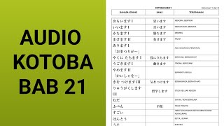 Audio Kotoba Bab 21
