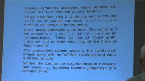2. More Review; The Bernoulli Process