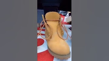 Best way to lace up Timberlands 🤫