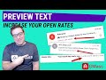 What Is Preview Text? (And How to Set It Up to Boost Email Open Rates)