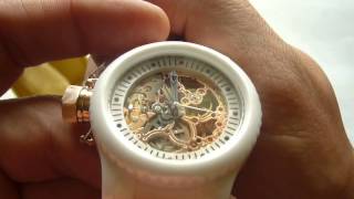 Invicta Russian Diver Mechanical White Polyurethane and White Ceramic