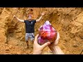 Found $100,000 Crystal While Digging with Logan Paul! (Record Breaking)