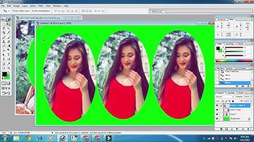 How To Joint Picture Editing Green Background Photoshop cc 7 #part-102 I.s Tech