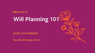 ALS Canada: Will Planning 101 Webinar