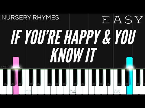 If You’re Happy And You Know It | EASY Piano Tutorial