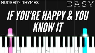 Video thumbnail of "If You’re Happy And You Know It | EASY Piano Tutorial"