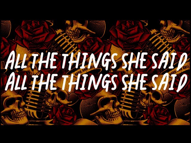 tatu - All the things she said l lyrics video class=