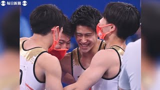 【スライドショー】体操男子団体　日本が銀　5大会連続メダル、2連覇ならず