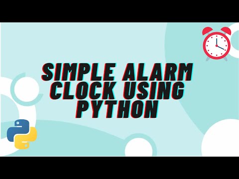 Simple Alarm Clock using Python | playsound datetime | Mini Project Ideas | Python | Bits & Bytes