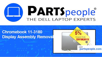 Dell Chromebook 11-3180 (P26T002) Display Assembly How-To Video Tutorial