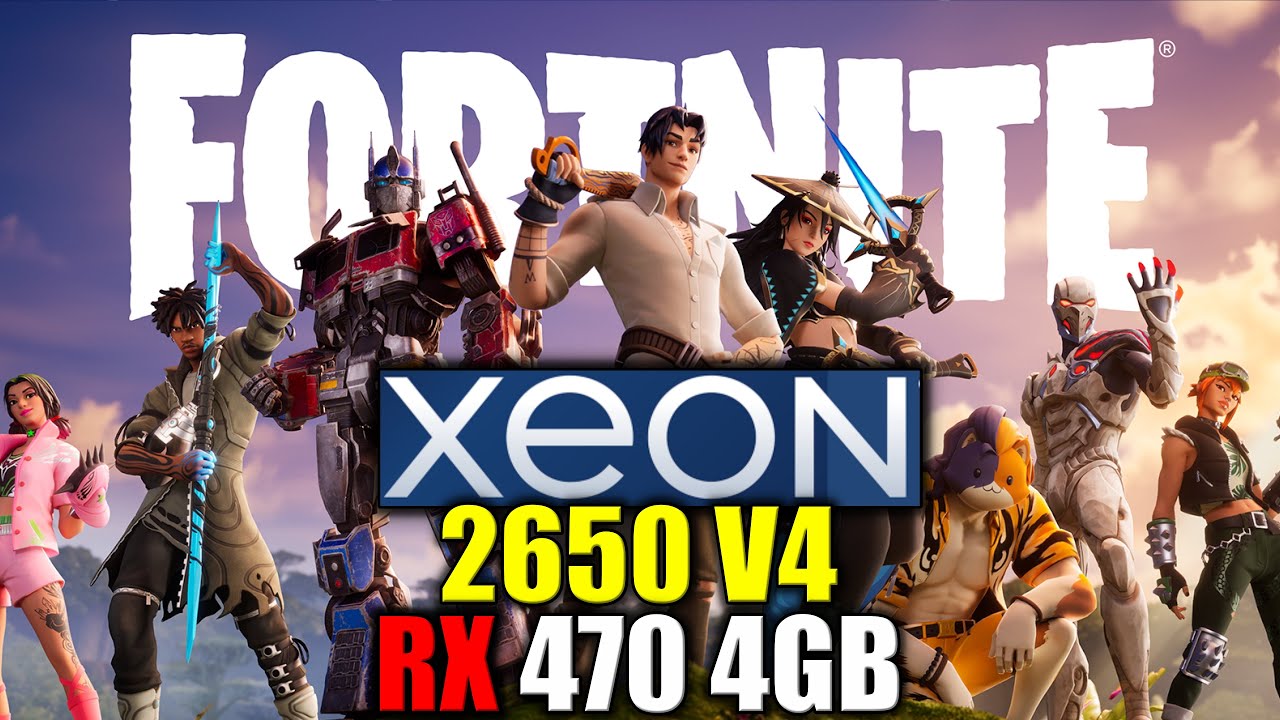 2-フォトナジェネレーターtre-24 XEON 2650 V4 + RX 470 2048SP - FORTNITE - YouTube
