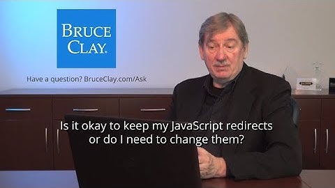 Should you use JavaScript redirects?