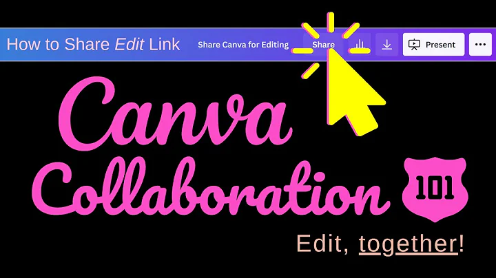 How to Share Canva Design Edit Link