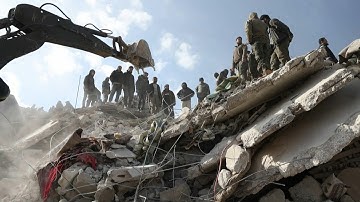 Rescue operations in Syria