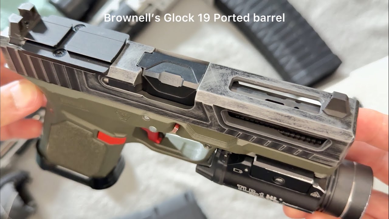 Ported V Non Ported - Glock 19 - YouTube