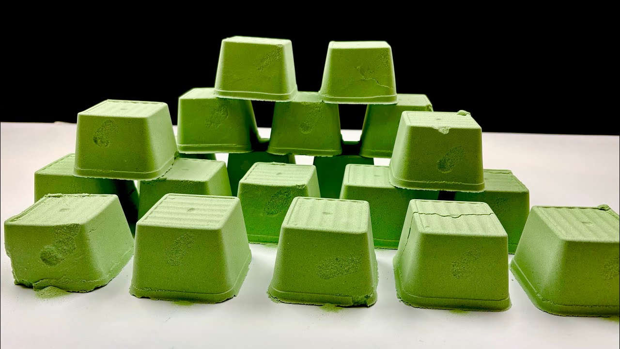 Baking soda ASMR oddly satisfying