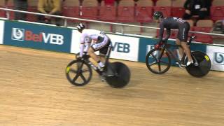 Men's Sprint, Quarterfinals, Race 1 - 2013 UCI World Track Championships