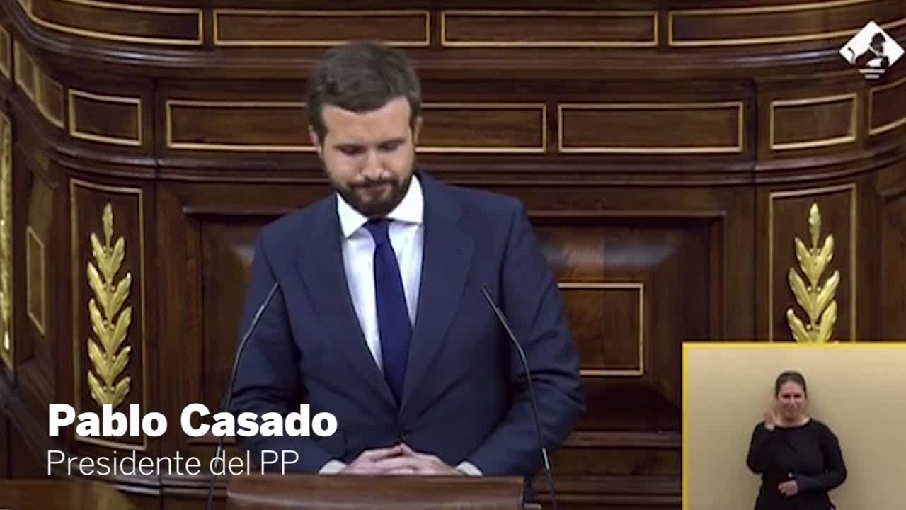 El discurso íntegro de Pablo CASADO en el que ha anunciado el NO a la moción de censura de VOX