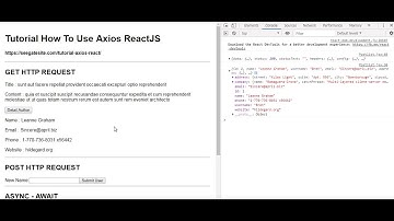 Tutorial How To Use Axios Reactjs