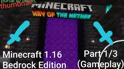 Minecraft - "The Way of the Nether" Part 1/3 (Gameplay)