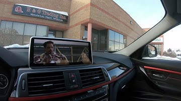 10.25" Android Navigation backup camera BMW F30 F31 F32 F33 Bmw 328 320 Cold Weather Test