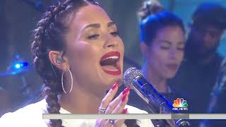 Demi Lovato performs - "Tell Me You Love Me" live in the TODAY SHOW