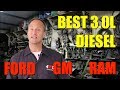 Comparing 3.0L Diesels to Find the Best