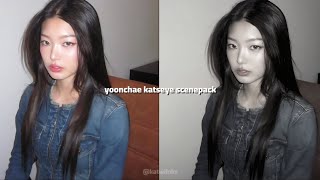 Yoonchae Katseye Editing Scenepack