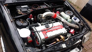 Vauxhall Nova Turbo C20LET First start up on DTA S40 base MAP 2013