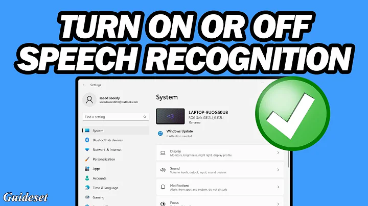 How to Turn on or Off Speech Recognition in Windows 11 | Step by Step