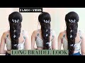 Long braide hairstyle by payal patel hairstylist