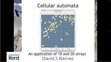 Chapter 7, video 2: cellular automata
