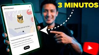 ¿Cómo SOLICITAR la MONETIZACIÓN de YouTube en 3 MINUTOS?