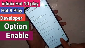 How to Enable Developer option infinix Hot 10 play Hot 9 play phone