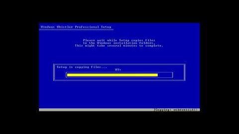 Microsoft Windows Whistler Beta 2 Build 2428