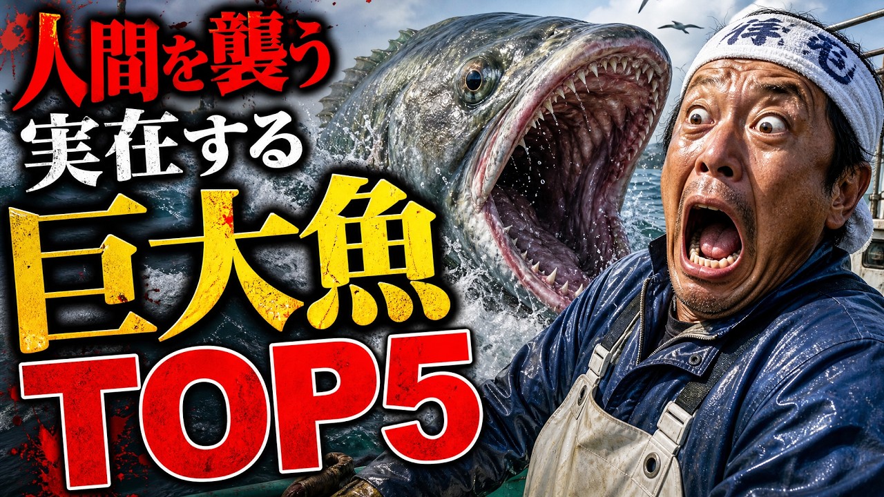 Falling into the river means the end Top 5 real-life giant fish