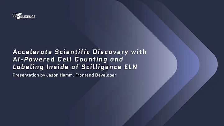 Accelerate Scientific Discovery with AI-Powered Cell Counting and Labeling Inside of Scilligence ELN