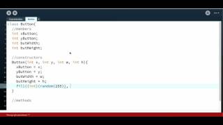 ConcentrationVid1 - Creating a Button class