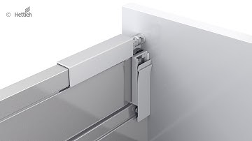 Hettich Atira Top Side Drawer Adapter Installation