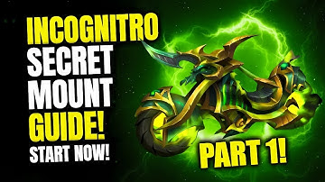 PART 1: Incognitro Mount Guide | How To Get Incognitro Felcycle Mount | Peculiar Key | Ratt