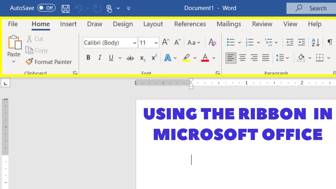 What Is The Ribbon In Microsoft Word HOW To Find The Ribbon Bar And What Is The Ribbon In Microsoft Word HOW To Find The Ribbon Bar And