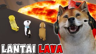 Trio Letoy Berpetualang di Map Lava! - HUMAN FALL FLAT INDONESIA