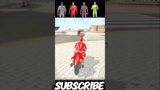 Charecters Father 🤯 Bike Riding Challenge Indian theft auto #shorts