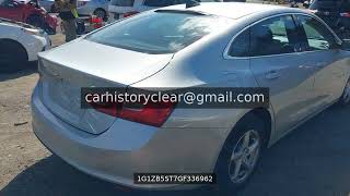 2016 Chevrolet Malibu Ls | 1G1ZB5ST7GF336962
