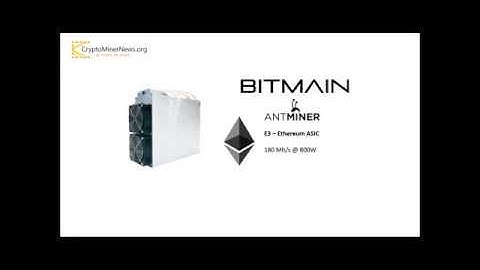 Antminer E3 Bitmain Ethereum Asic Miner